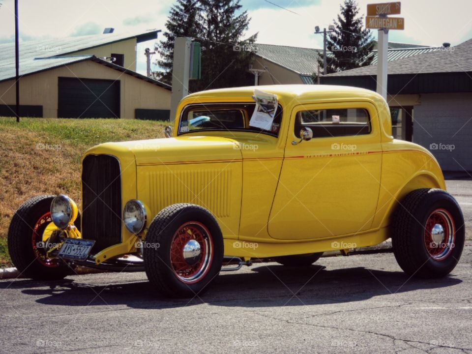 Yellow Street Rod