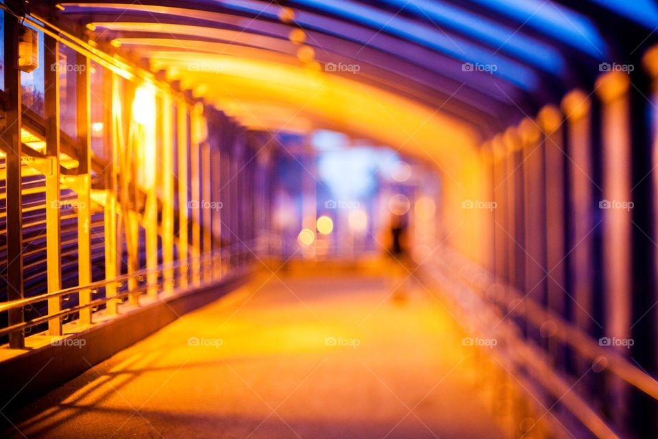 Blur, Light, Subway System, Tunnel, Travel