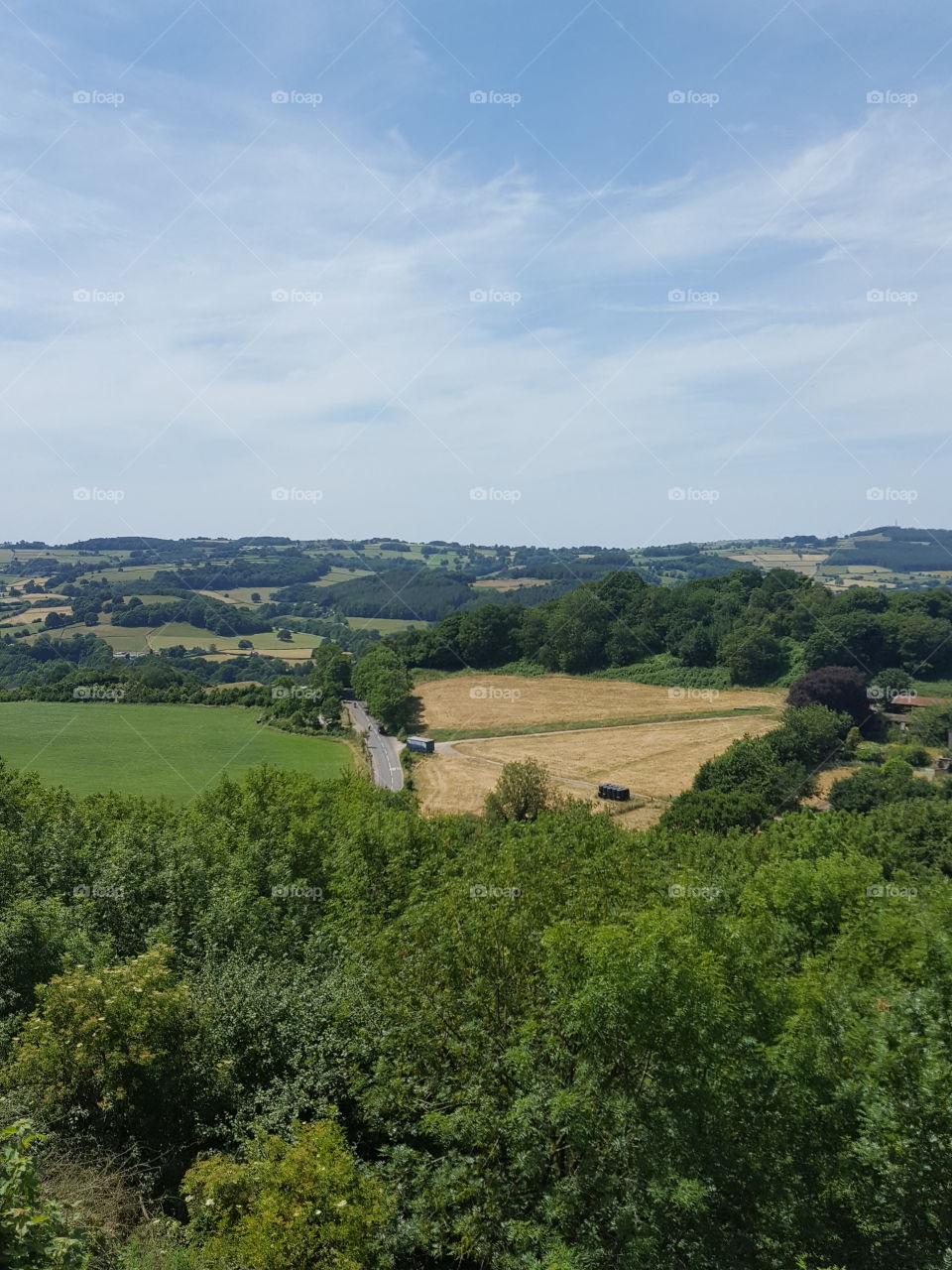 view over the valley