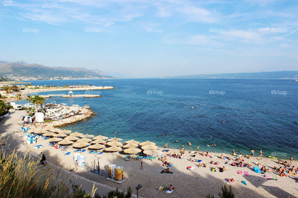 Znjan - the biggest beach in Split