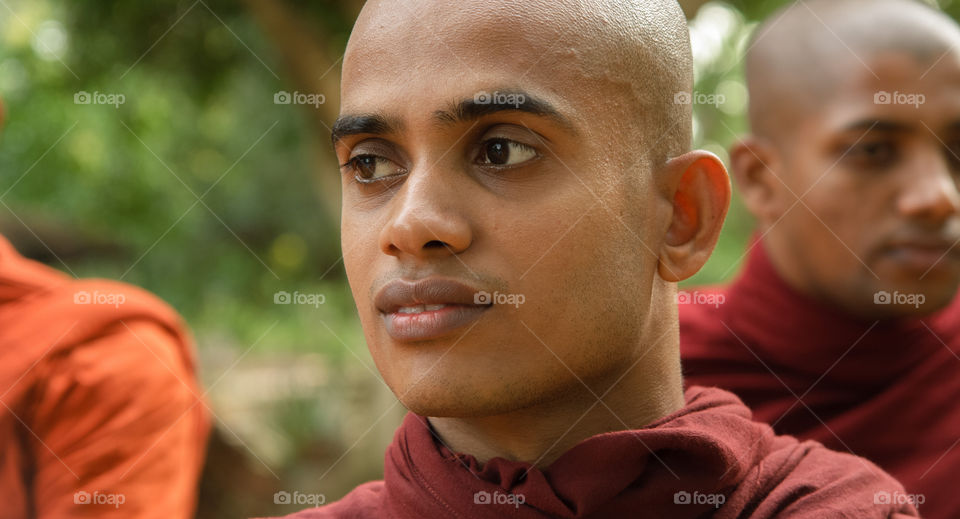 young asia buddhism monk by vidu