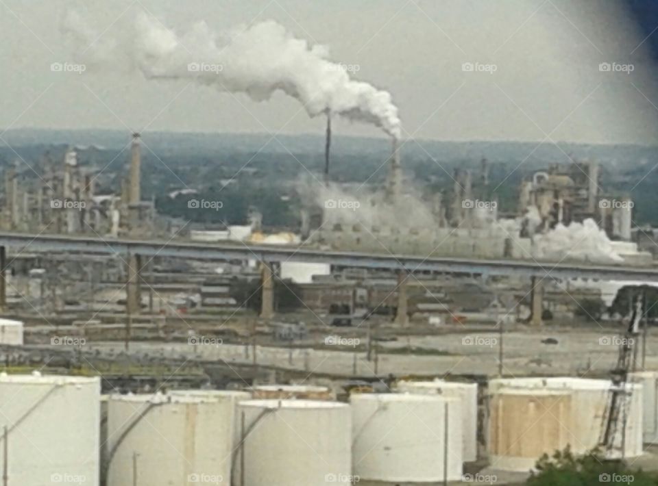 Industrious. Philly power plant, I think. 