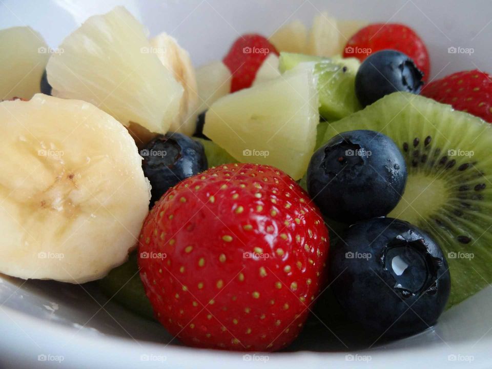 Close-up of fruit salad