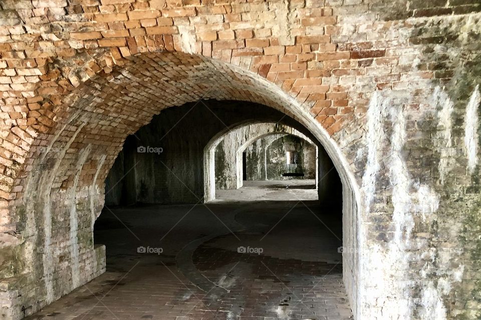 Remains of Fort Pickens, US