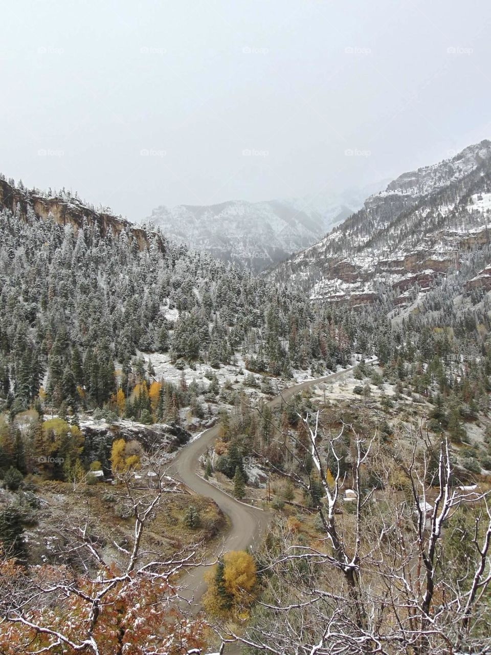 Snowy mountain 