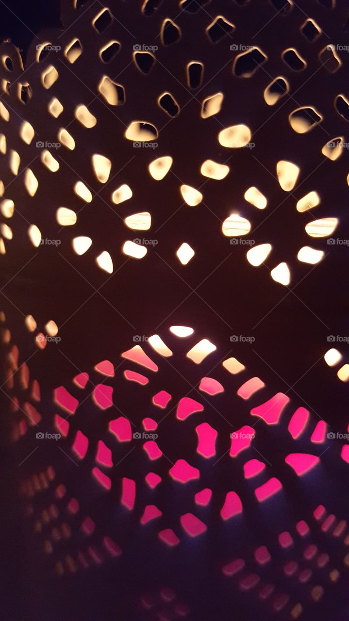 pattern candle