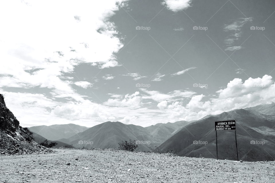 Road to ayabaca peru, death road dropoff, mountains, cliff, no guard rail