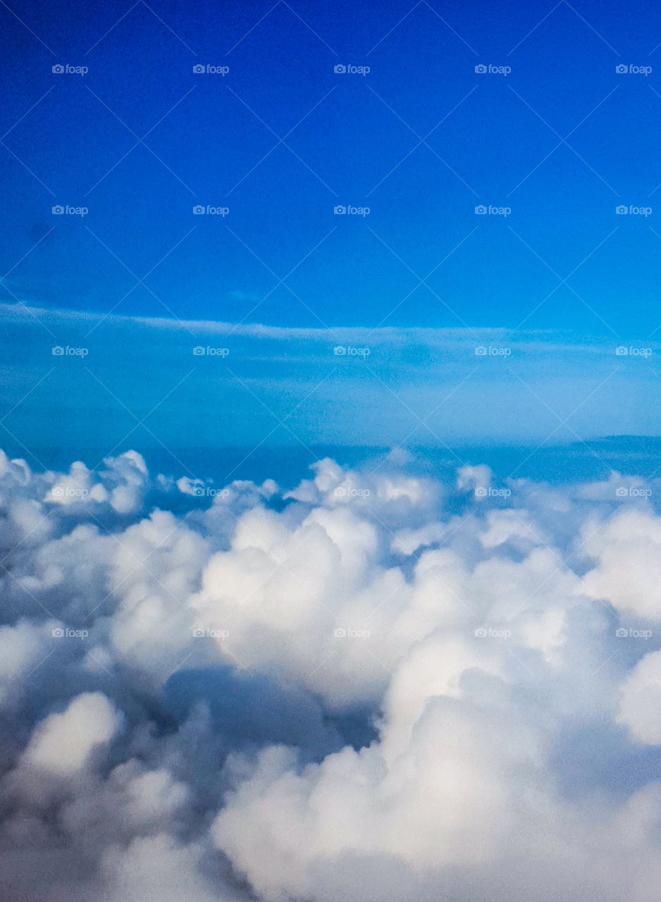 Above the clouds so high ....