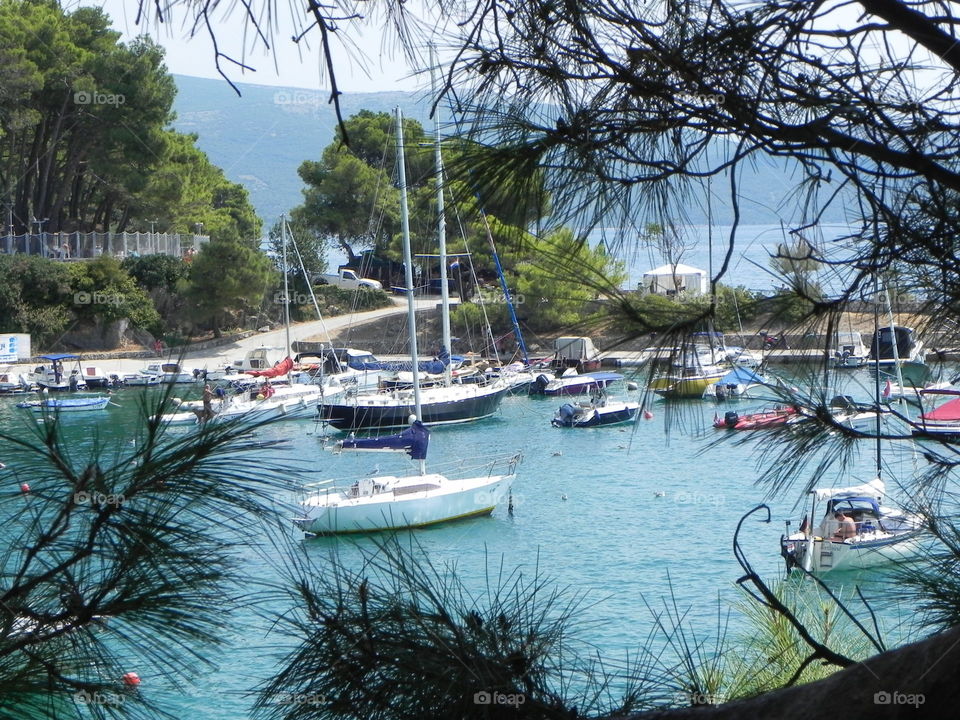Boat croatia port