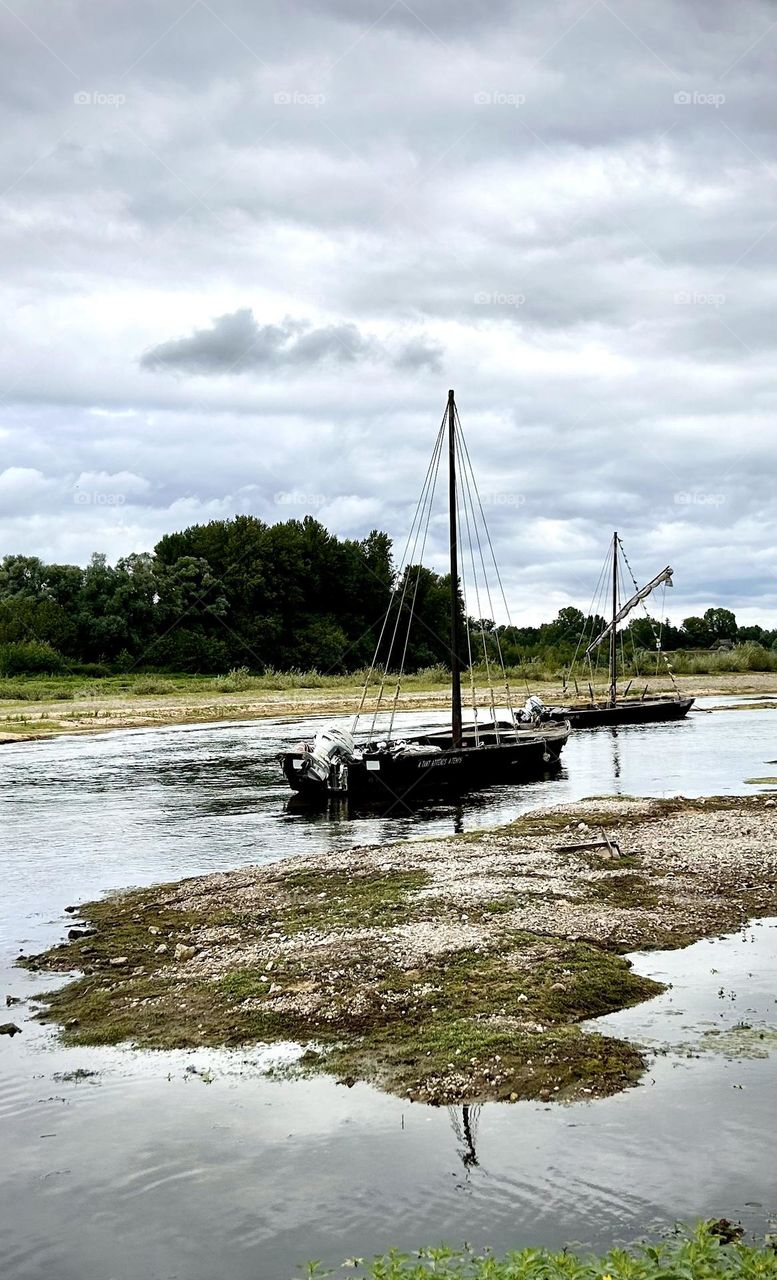 Loire , Chaumont sur Loire Septembre 2023 . 