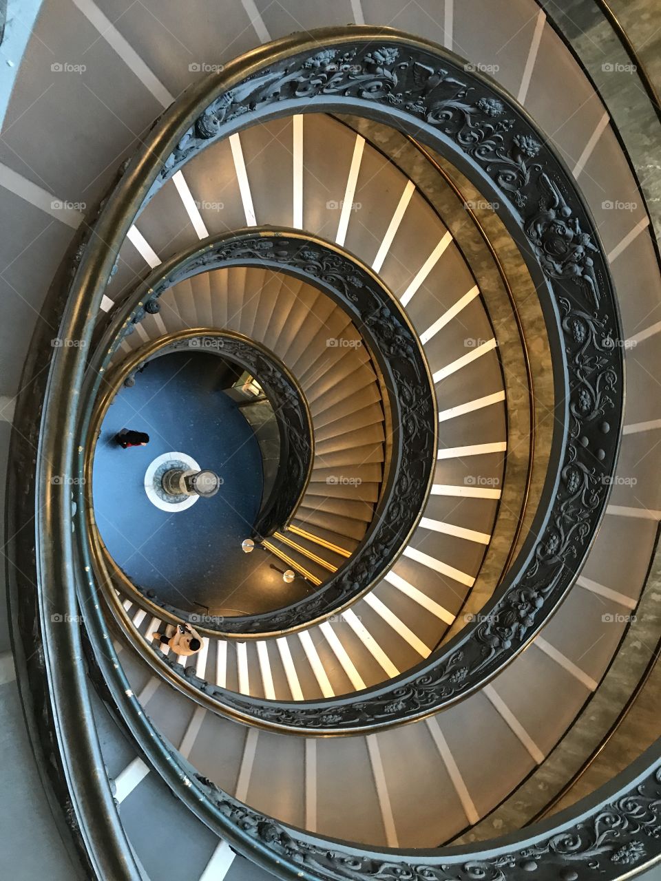 Vatican museum staircase 