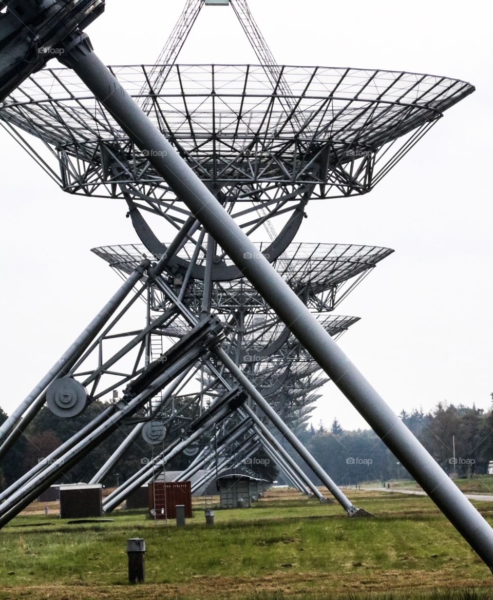 Westerbork radio receivers in the Netherlands