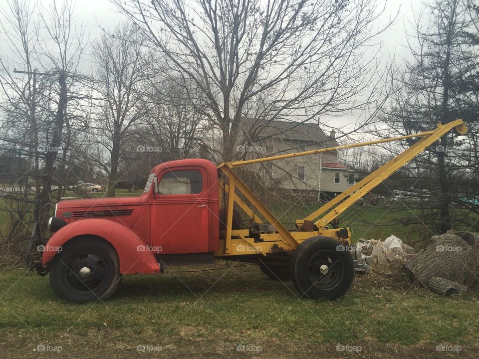 Old tow truck 