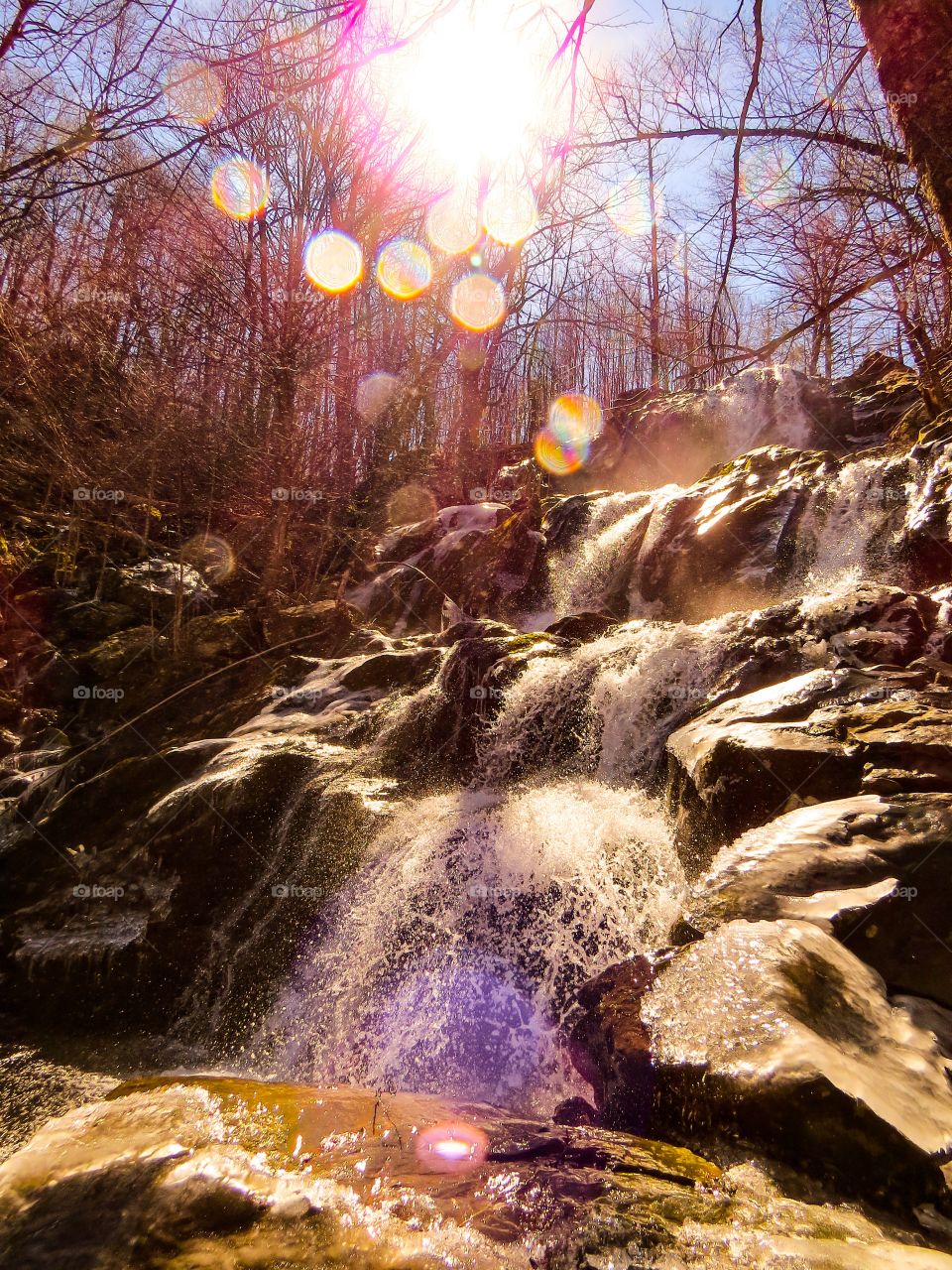 Waterfall and Sunshine