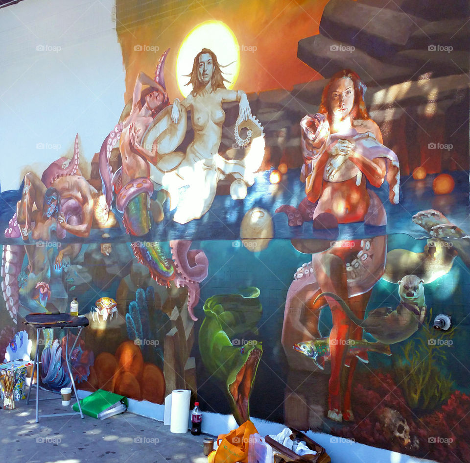 Seattle Wall Art with a  water theme