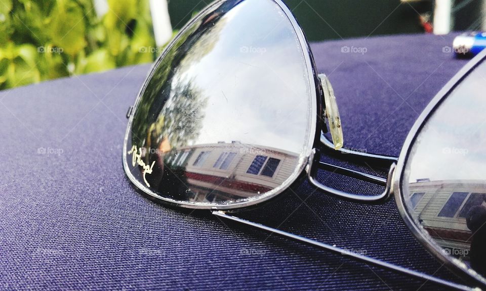 Reflection in sunglasses