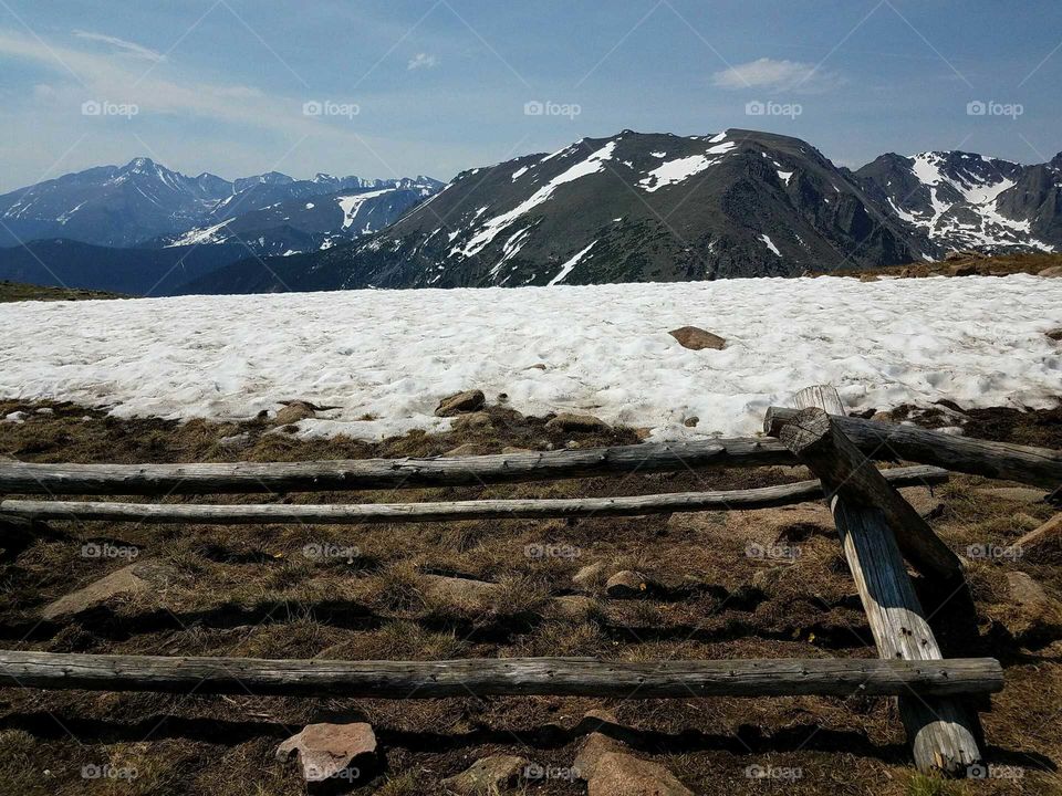 Snow Mountain Fence
