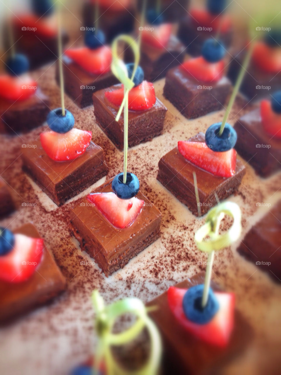 chocolate dessert berries mousse by malanis
