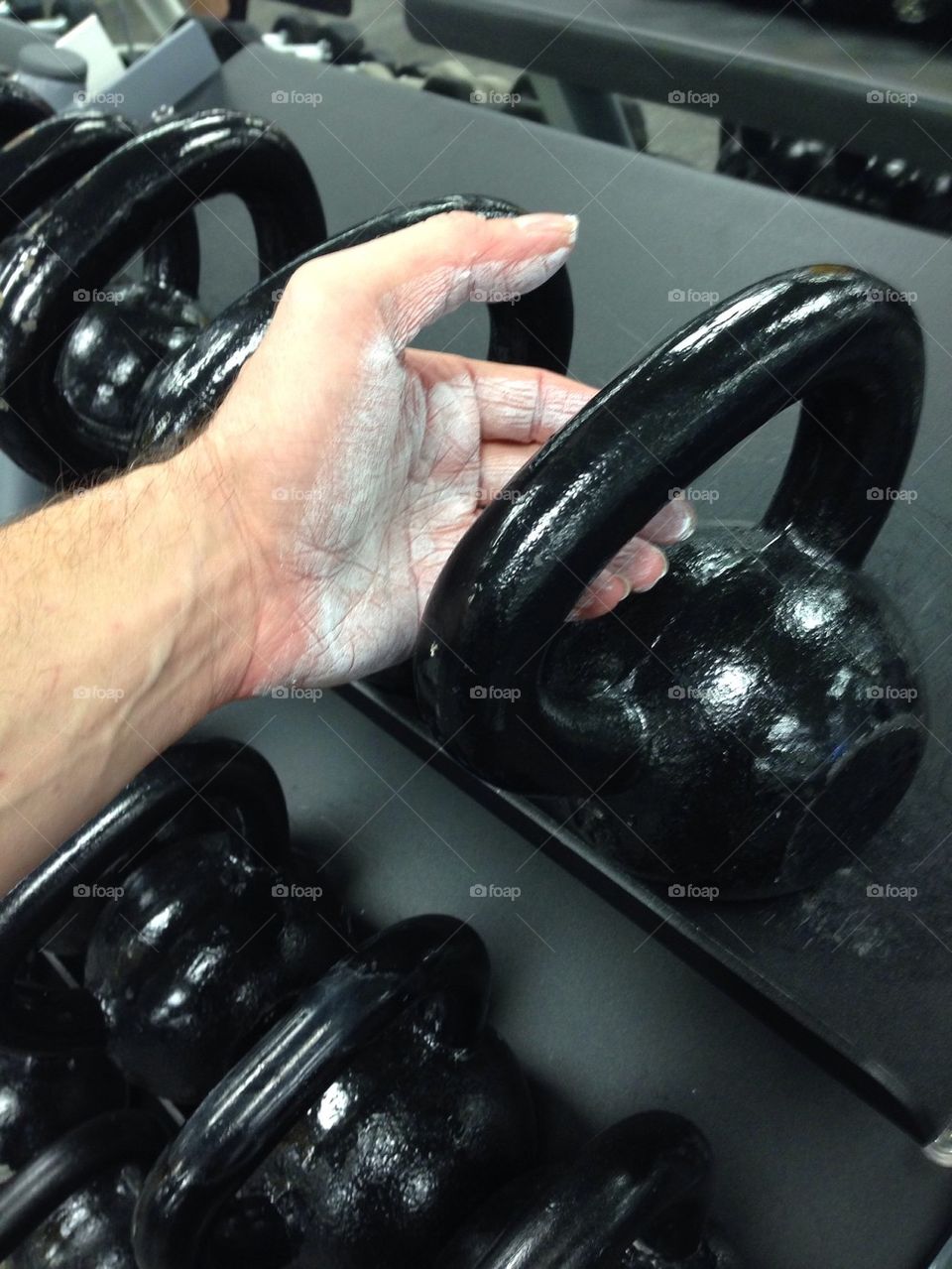 Kettle ball workout