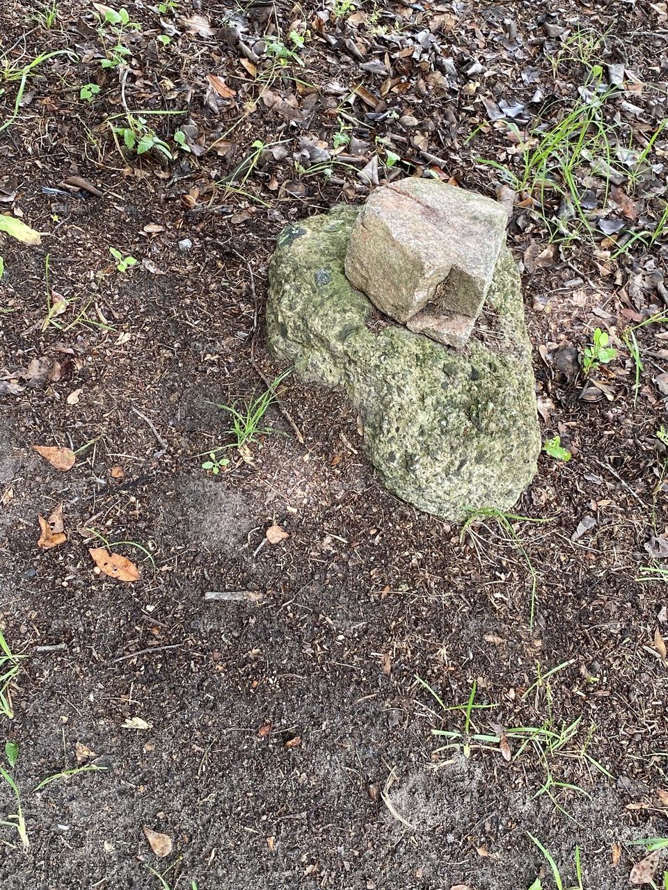A stone 