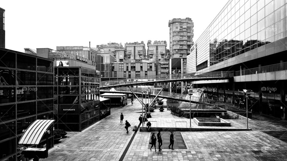 Shopping center in Turin in Italy