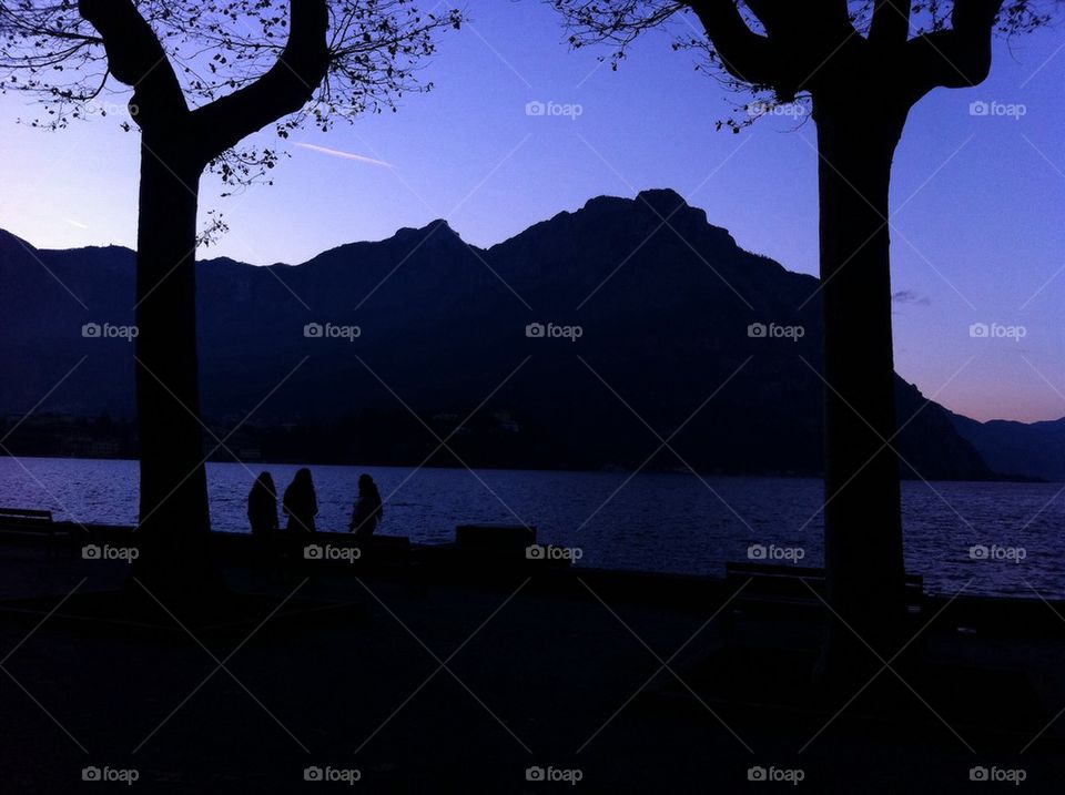 SunSet on the Lecco Lake (IT)