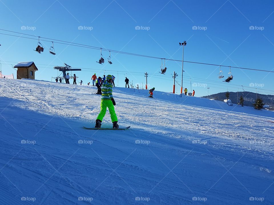 Snowboarding
