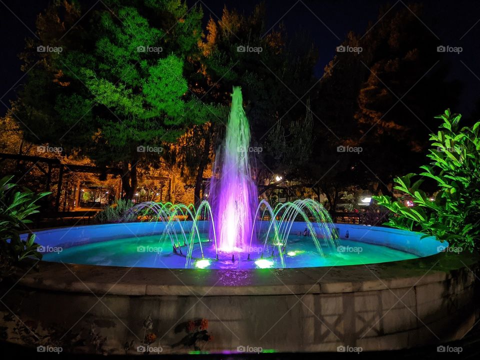 Colourful Fountain