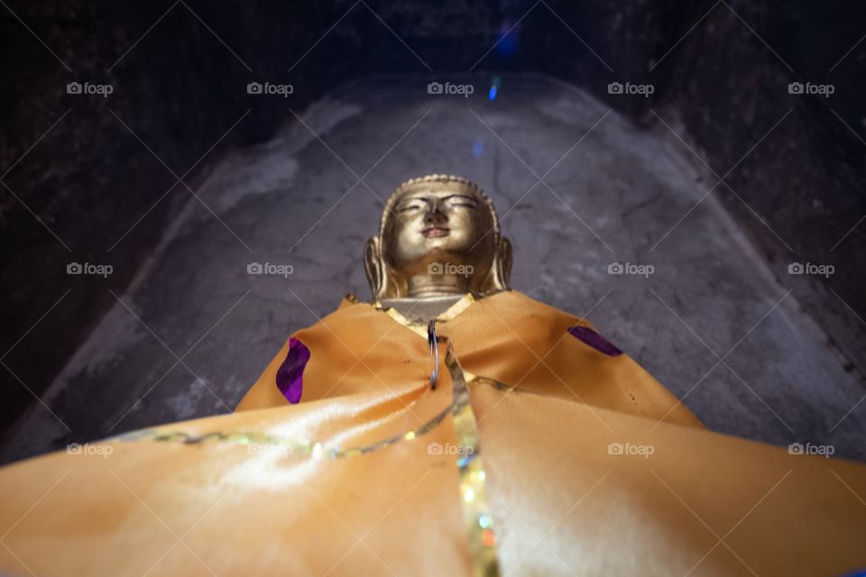 Beautiful buddha at Ananda Pagoda , Bagan / Myanmar