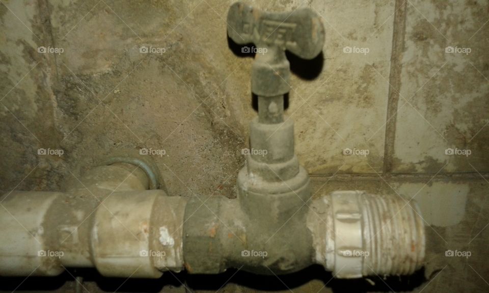 Pipe, Faucet, No Person, Plumbing, Dirty