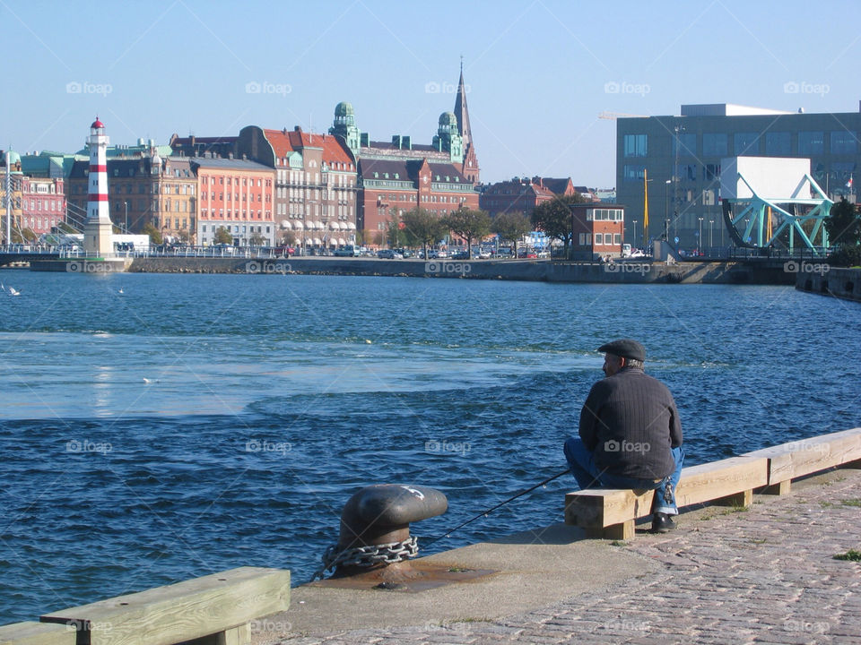 malmö sweden water man by jbdc