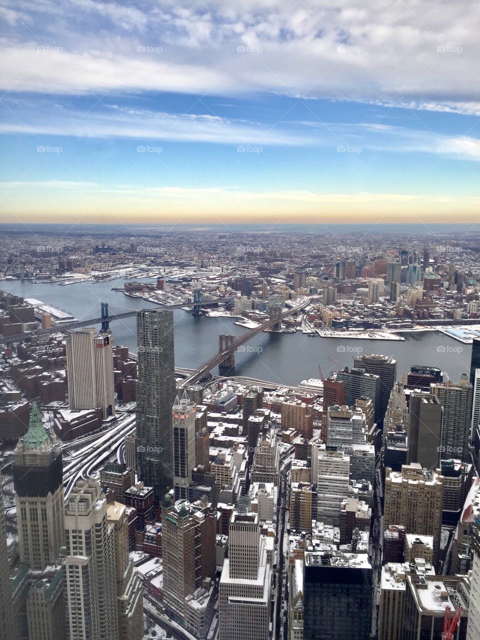 Bird’s eye view of Manhattan, New York City
