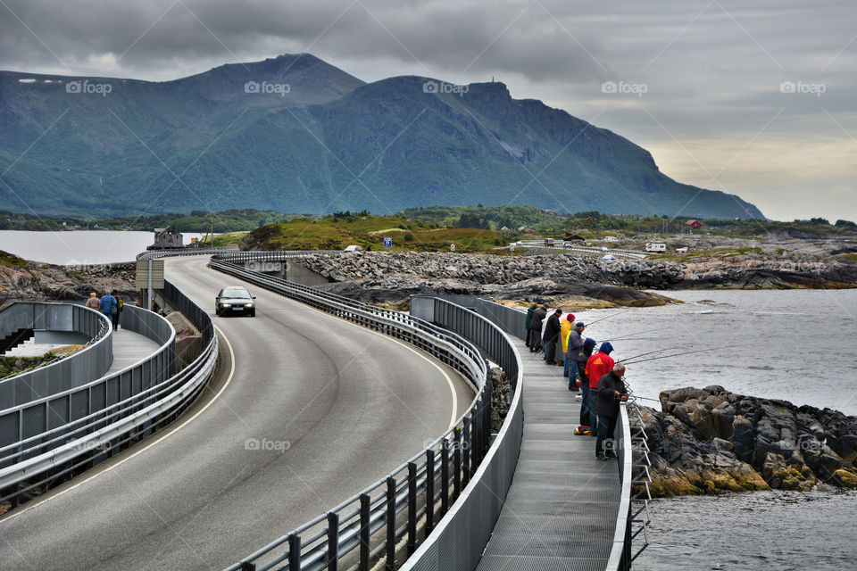 Fish or Drive? The choice is yours on the Atlantic Road, Norway.