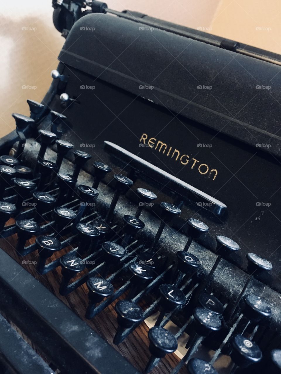 Remington typewriter retro
