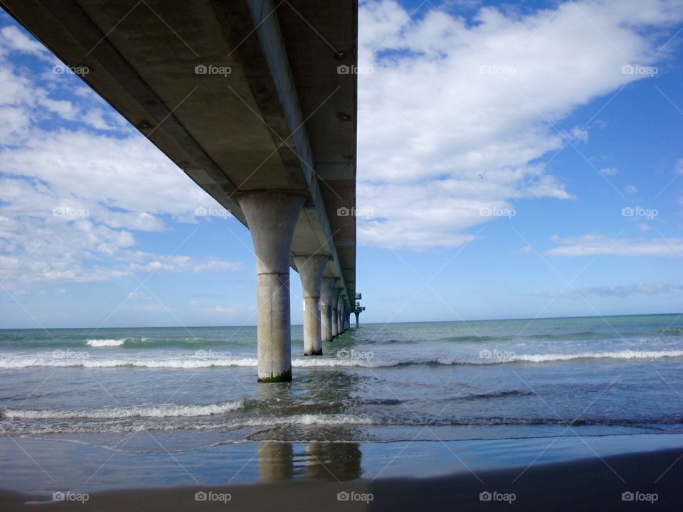 Pier in New Zealand 
