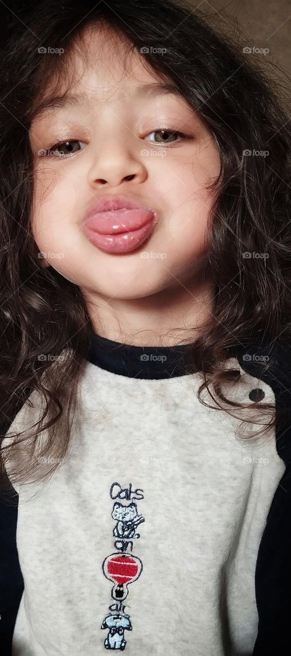 Funny and vibrant Asian boy