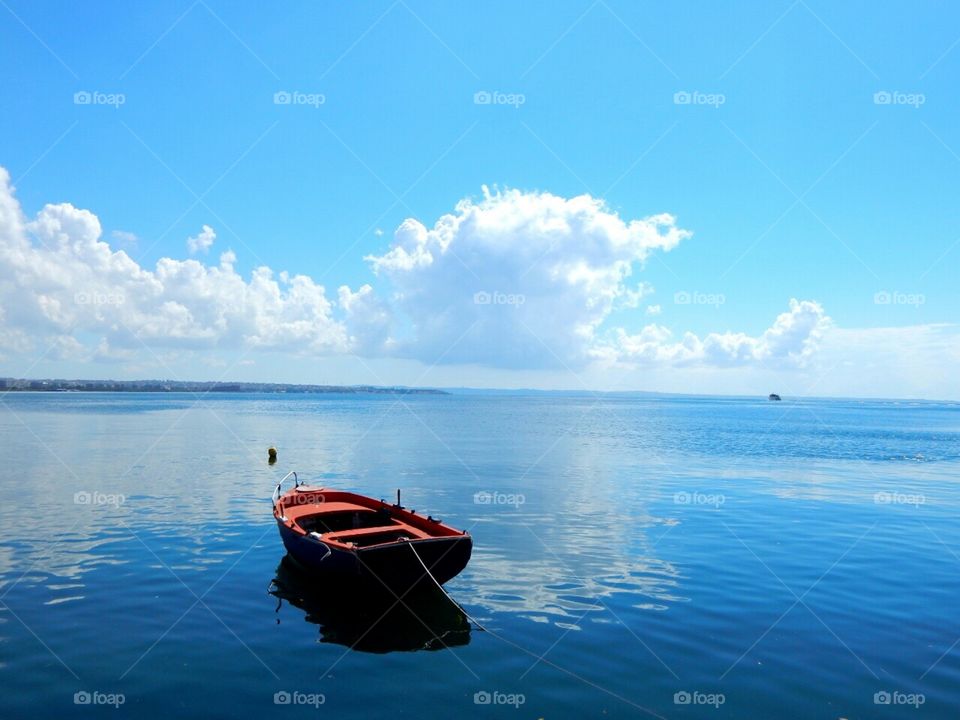 Boat at the sea