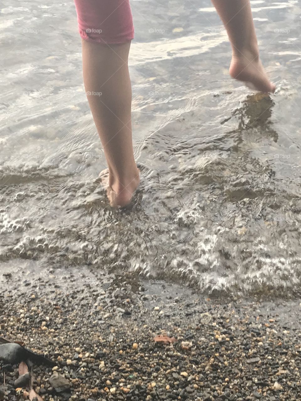 Pied dans l’eau 