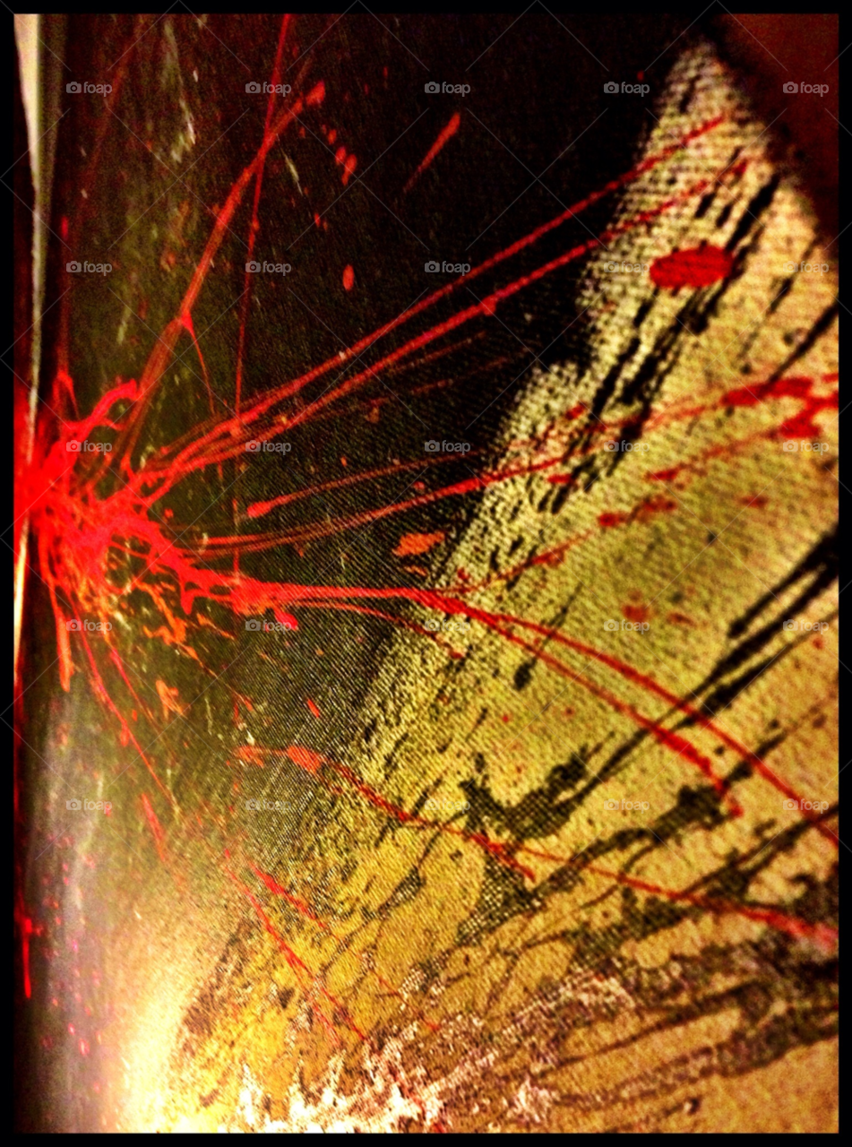 blood falling down shit by Rando7171