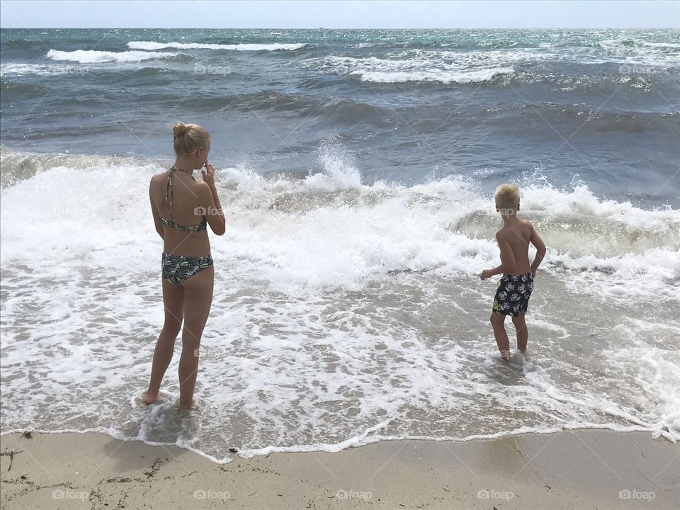 Fun at the beach, Florida