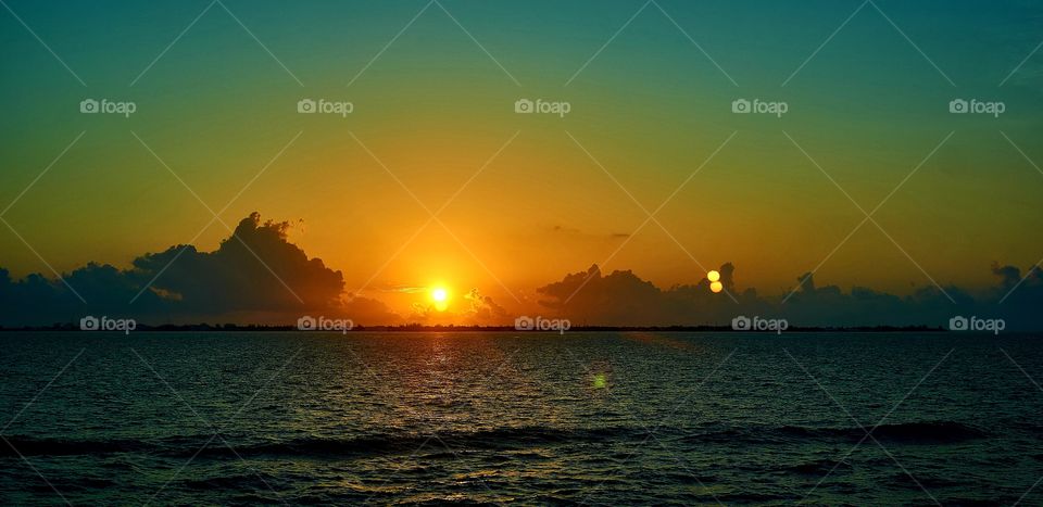 Caribbean Sun set