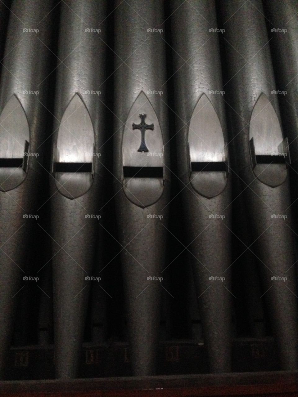 Organ pipes