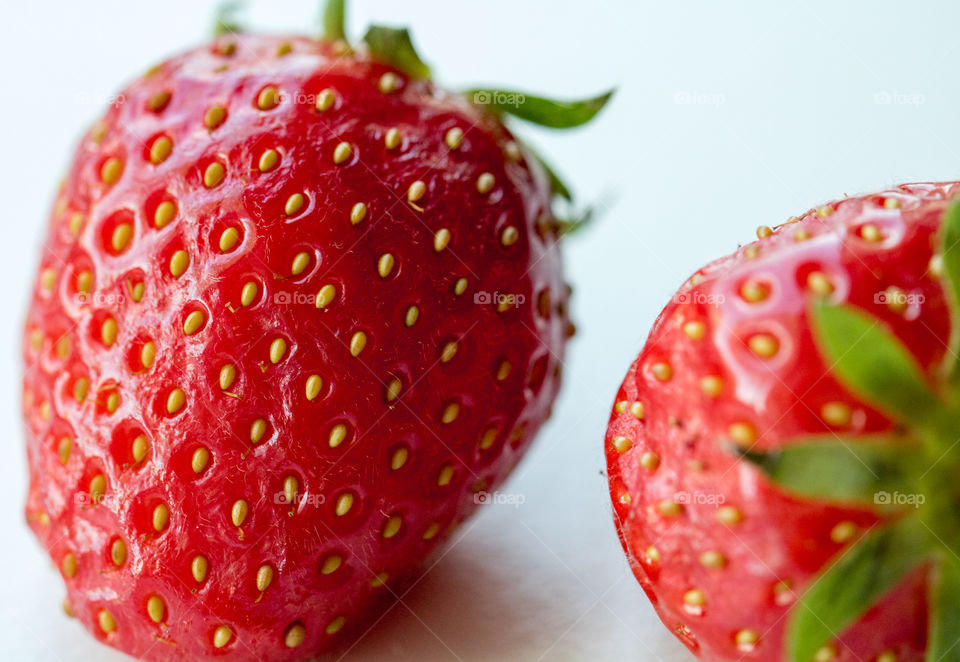 Strawberries with the macro lens