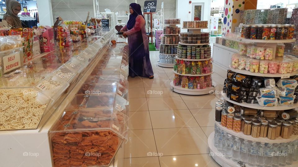 Preserved fruit Sweet Shop at Seremban Prima Mall in Seremban, Malaysia