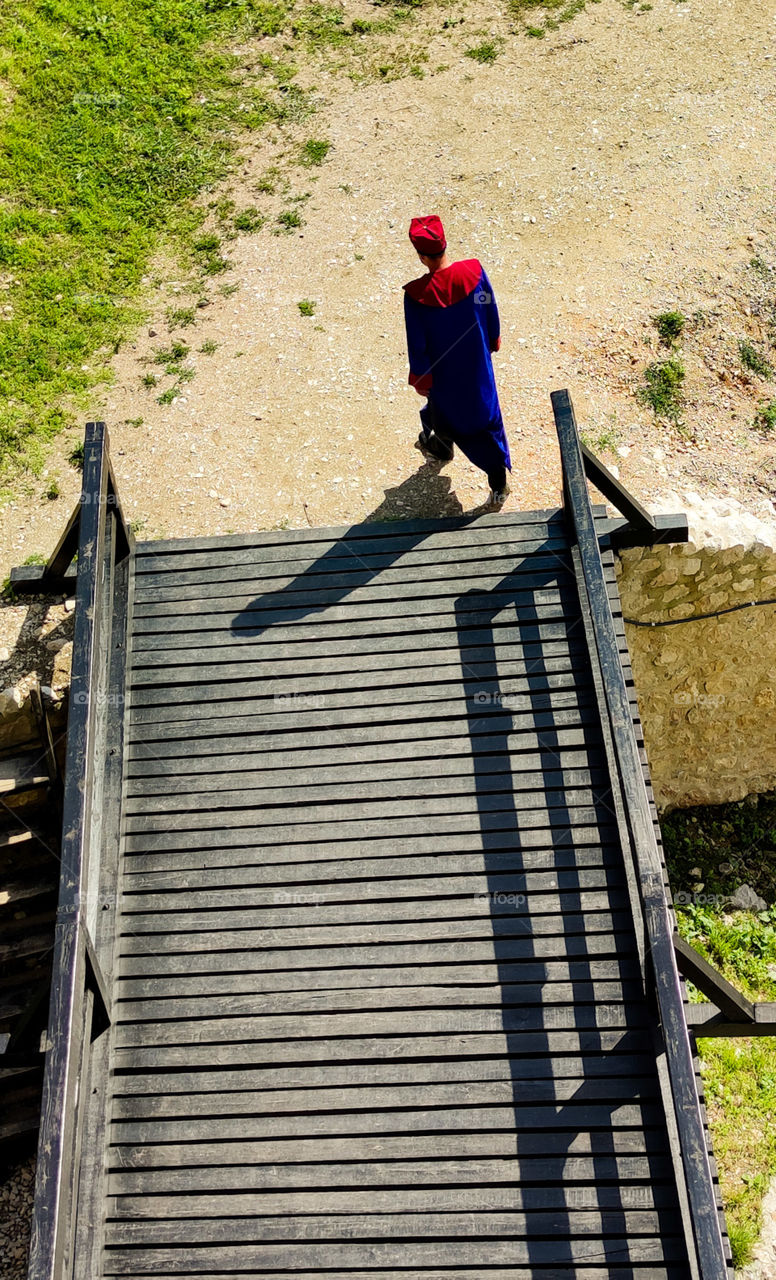 Walk in the sun in funny clothes