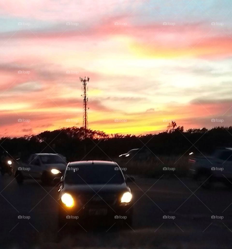 Sunset on Natal.