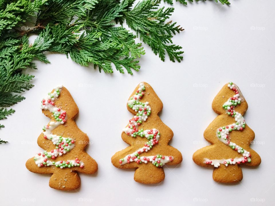 Gingerbread Christmas cookies 