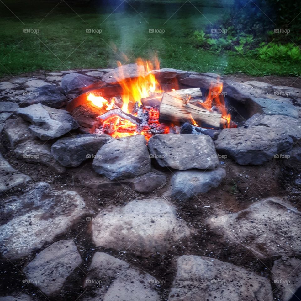 our cozy fire pit