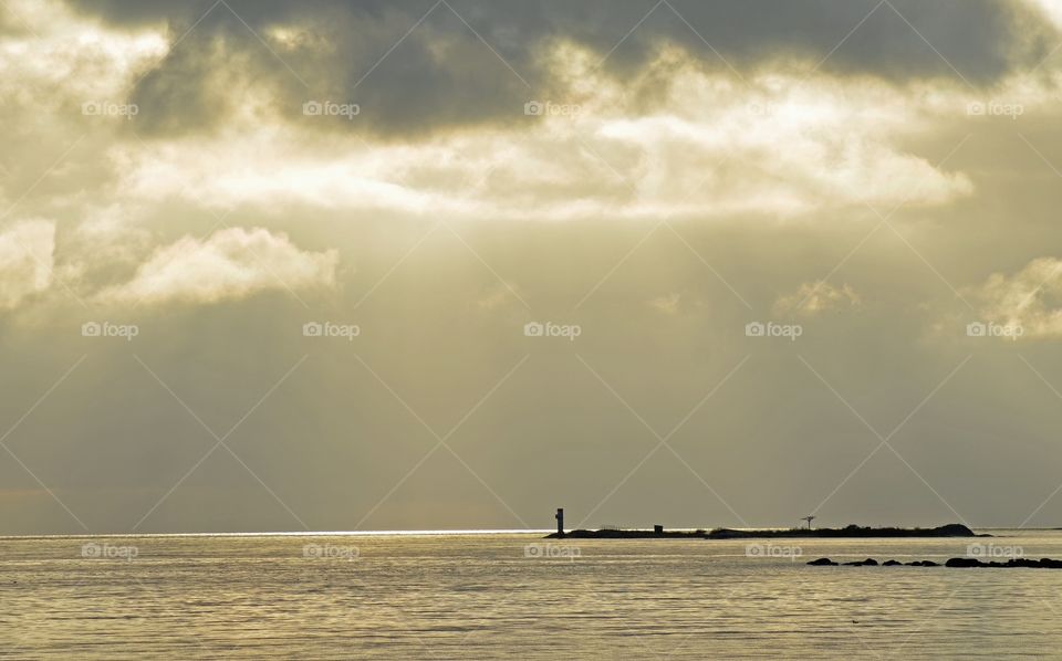 Dramatic sky over the sea, Sweden