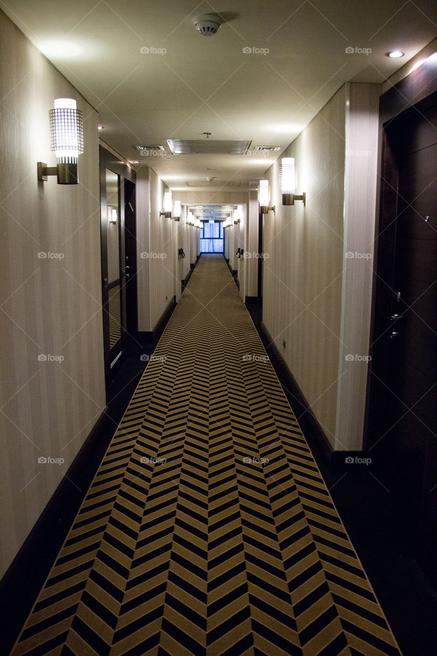 Hotel hallway 